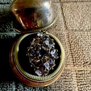 Cleaning out my jewelry box size 9 amethyst and 925 silver ring #amethyst #ring